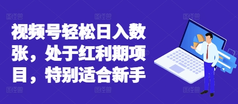 视频号轻松日入数张,处于红利期项目,特别适合新手-小七网创